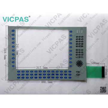 Interruptor de membrana de 6180P-12KSXP para AB Allen-Bradley 6180P computadores de exposição integrados 1200P